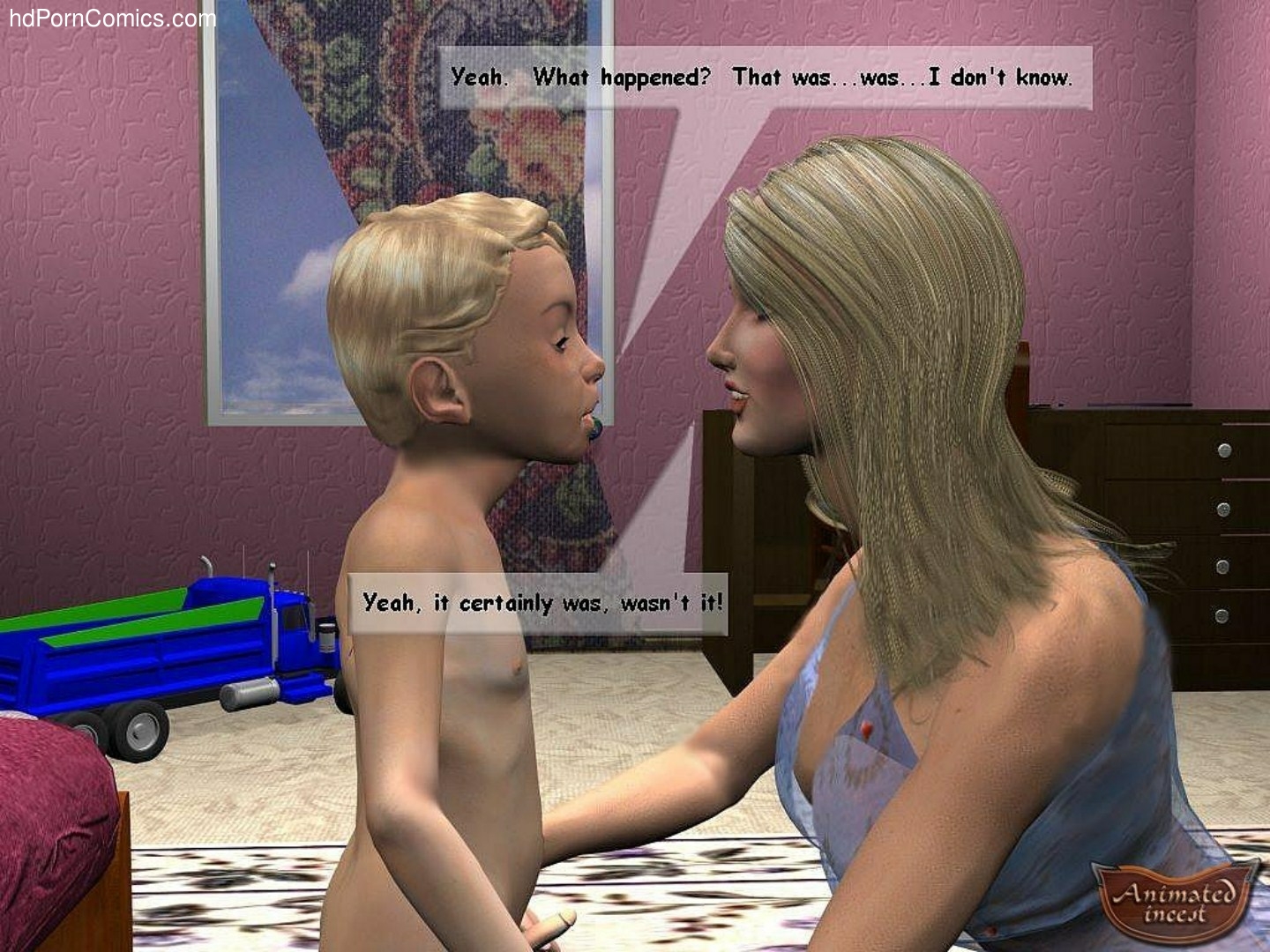 Son discovers his first pollution15 free sex comic